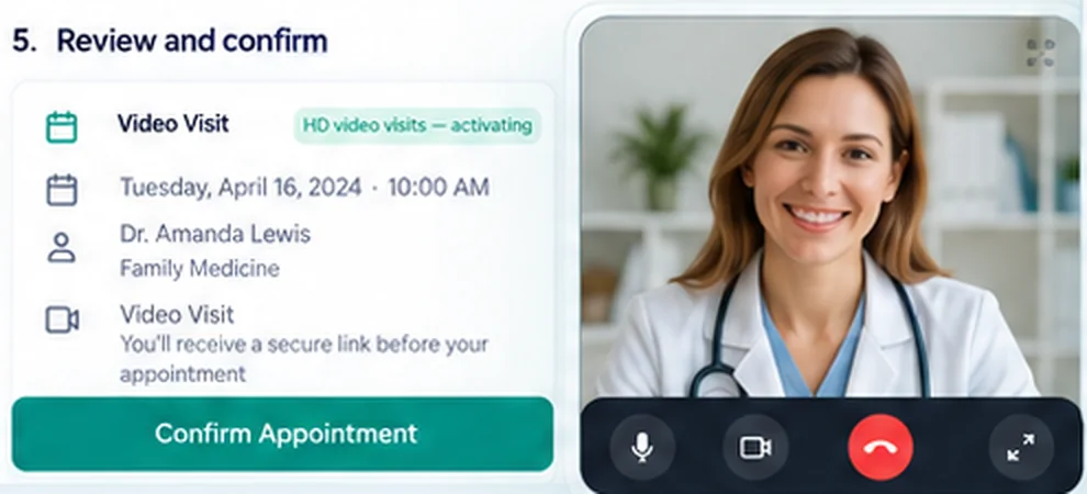Visit: In person or video